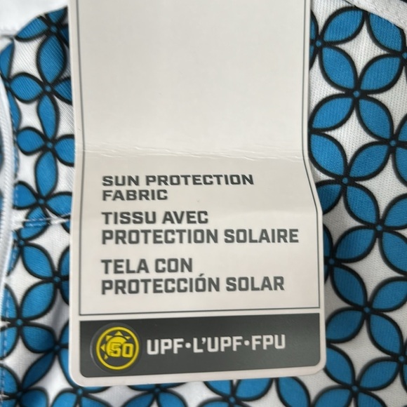 Callaway, Opi Dry Women's Geo Print Golf Polo Shirt, Small - Picture 9 of 11